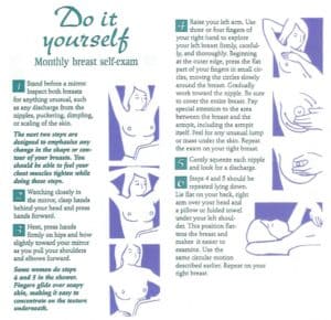 how do do a self breast exam