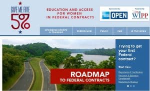 Wipp Give me 5 program for Federal Contracts